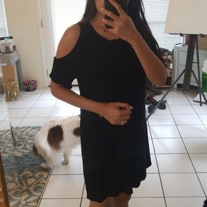 Cold shoulder dress